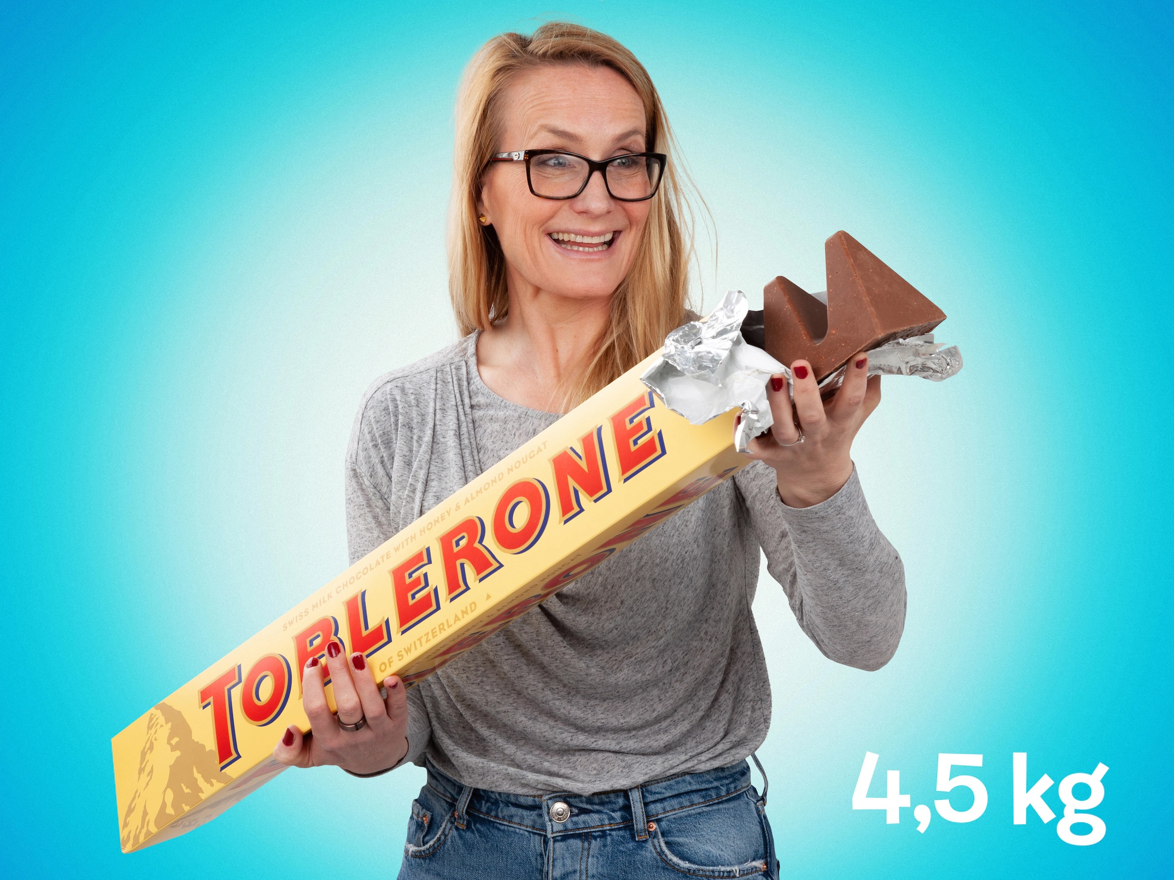 Toblerone van 4,5 kilo