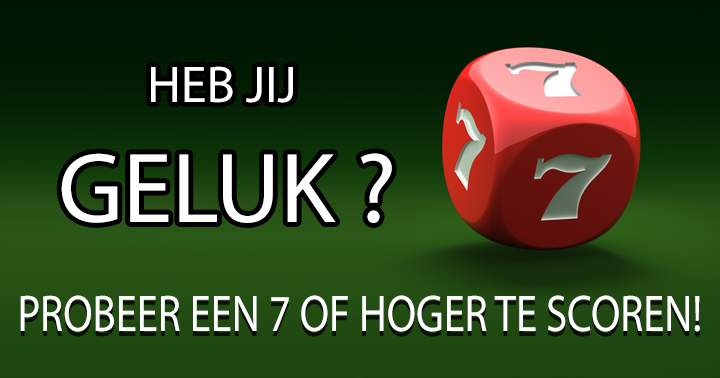 Banner for Denk je dat je geluk hebt in deze quiz?