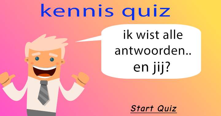 Banner for Wij denken dat je niet alle antwoorden weet!