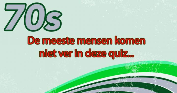 Banner for 70's quiz