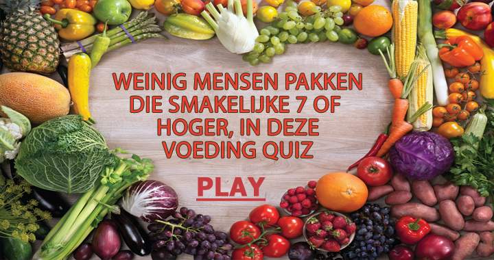 Banner for Haal jij wel een voldoende in deze voeding quiz?