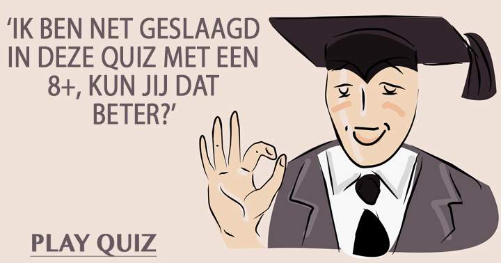 Banner for Slaag jij ook voor deze quiz?