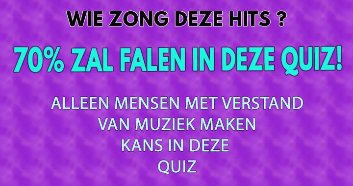 Banner for De overige 30% zijn muziekkenners!