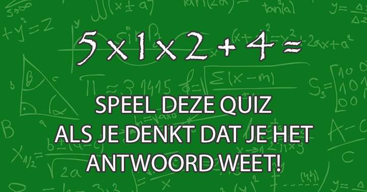 Banner for Was jij ook zo goed in rekenen op school?