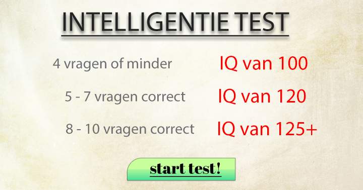 Hoe goed scoor je op deze IQ-test?