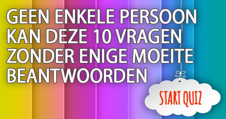 Start deze quiz