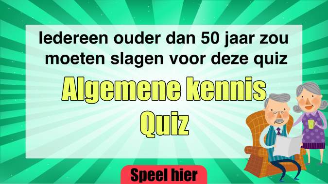 Frisse algemene kennisquiz