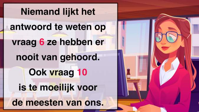 10 onmogelijke vragen