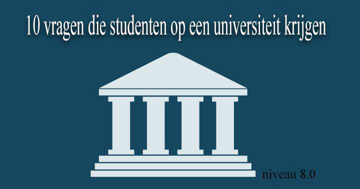 Banner for Zou jij de Universiteit aankunnen ?