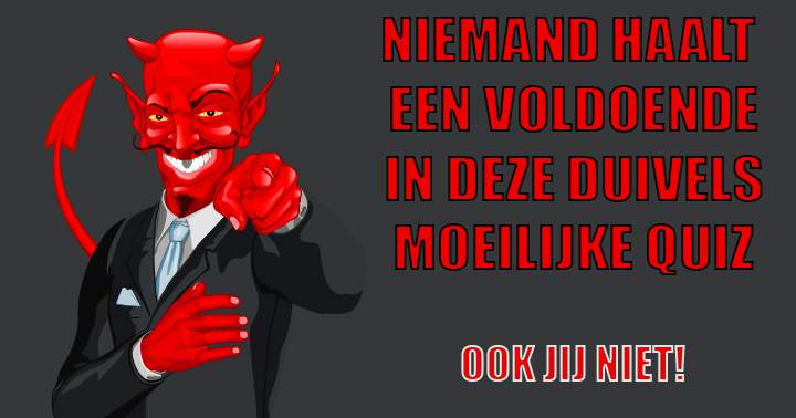 Banner for Heeft de duivel gelijk?