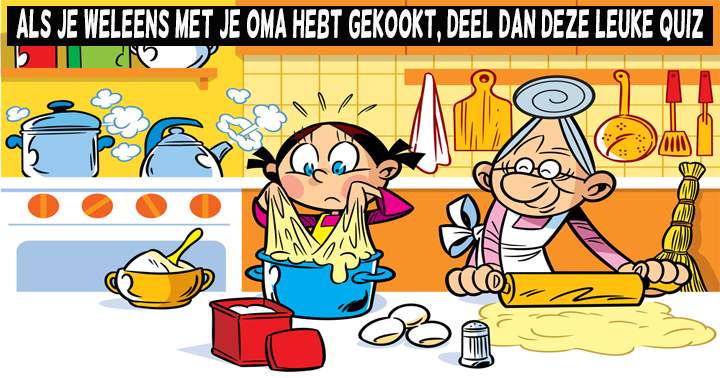 Banner for Oma's ouderwetse recepten quiz