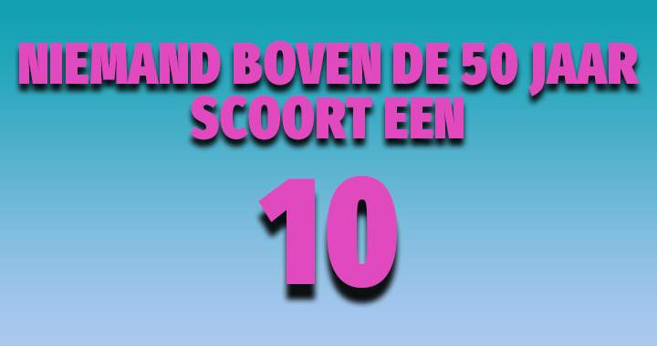 Ouder dan 50 jaar? Spelen heeft dan geen zin!