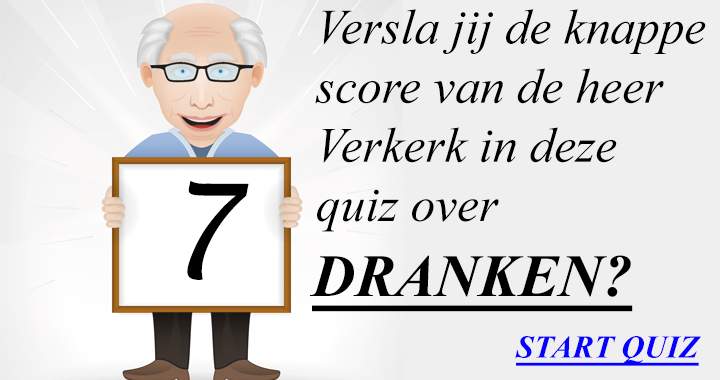 Hoe zit het met jouw drankenkennis?