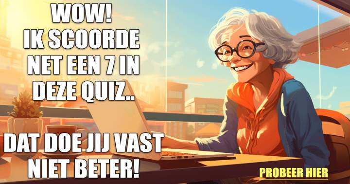 Een quiz voor gevorderden