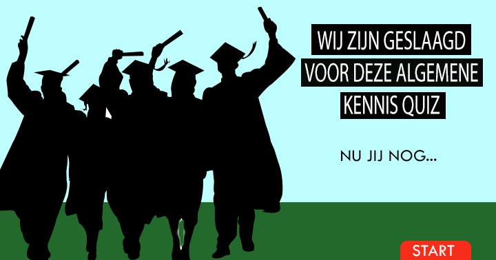 60% slaagt niet voor deze quiz