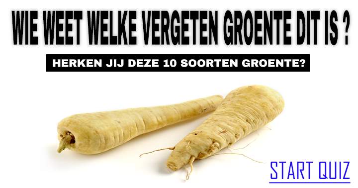 Banner for Waarschijnlijk herkent niemand ze alle 10!