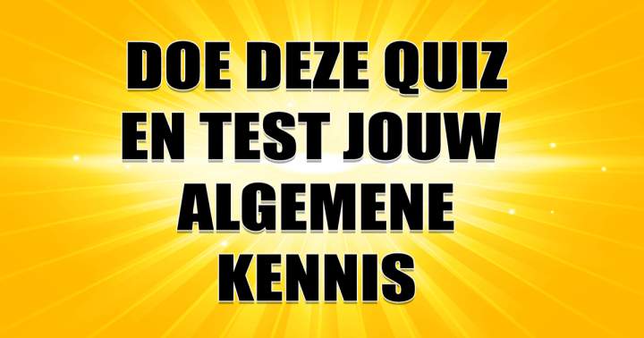 Banner for Algemene Kennis Quiz