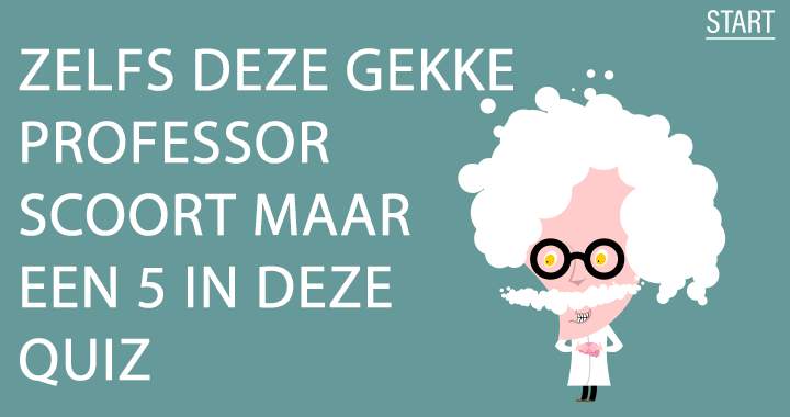 Kan jij de professor verslaan? 