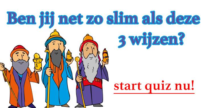 Banner for Deze 3 wijzen samen hadden er 8 goed!