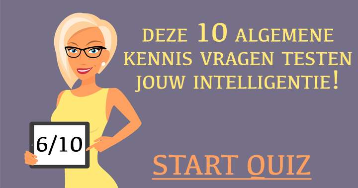 Banner for 10 vragen die jouw intelligentie testen