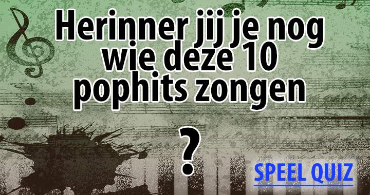 Popmuziek quiz