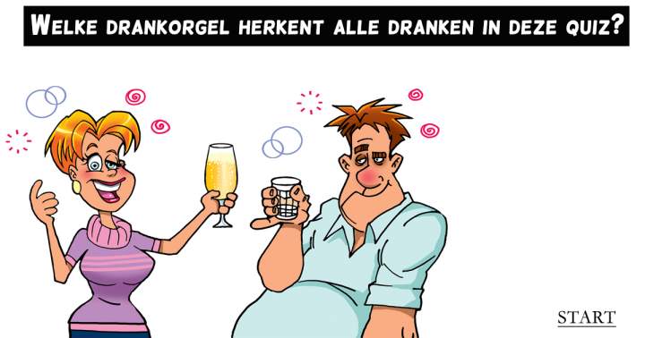 Schijnbaar is zo'n drankenquiz nog best lastig