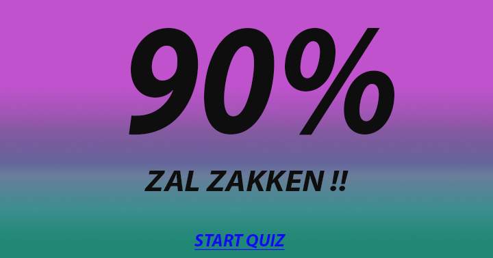 Banner for Of behoor jij tot die 10% die wint