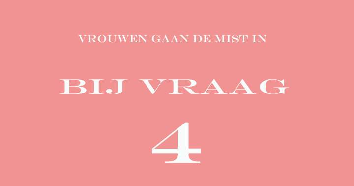 Banner for Sorry vrouwen, helaas...