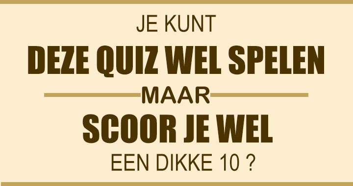 Banner for Ben jij de eerste met een dikke 10/10?