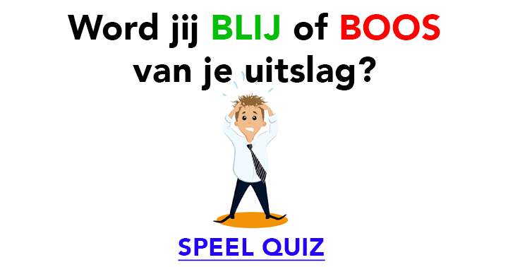 Banner for Word jij ook zo boos van jouw uitslag?