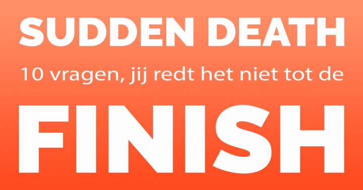 Banner for Quiz: Sudden Death