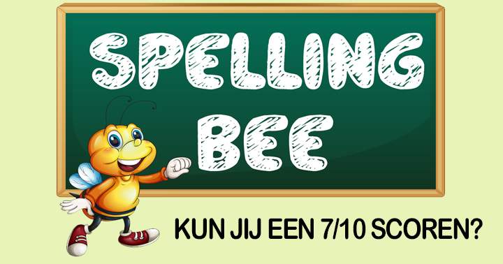 Banner for Spelling test