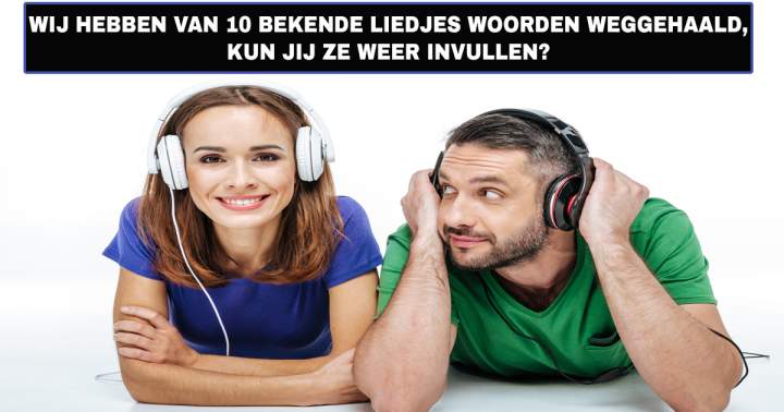 Banner for Maak jij de liedjes weer compleet?