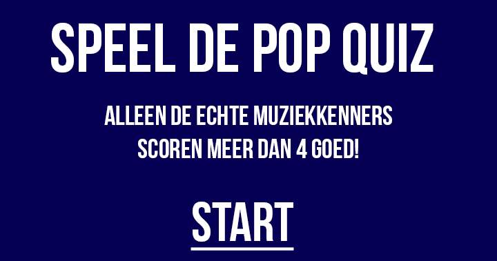 Muziekquiz! Daag je vrienden uit en wie weet er het meeste van muziek?