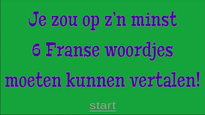 Banner for Kun je een beetje Frans?