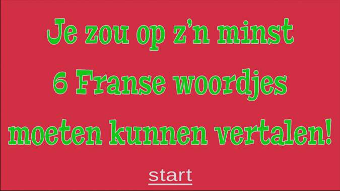 Banner for Kun je een beetje Frans?