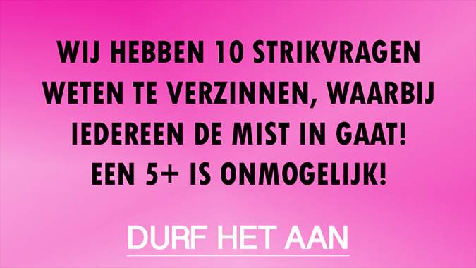Banner for 10 strikvragen die niemand allemaal goed heeft