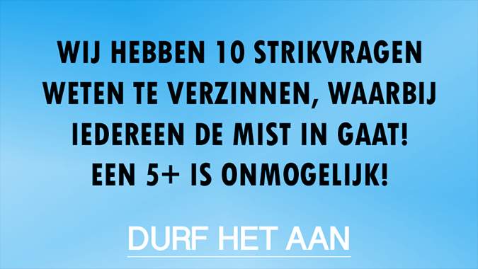 Banner for 10 Taal strikvragen die helemaal niemand allemaal goed heeft