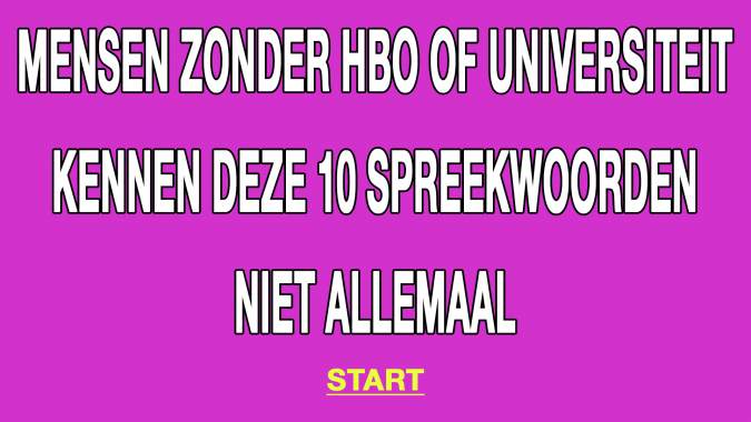 Banner for Geen HBO en toch een voldoende? Delen!