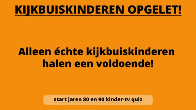 Banner for Kijkbuiskinderen gezocht!