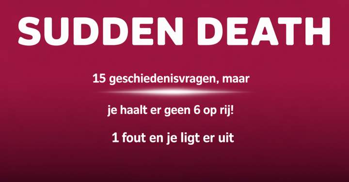 Banner for Quiz over historische gebeurtenissen
