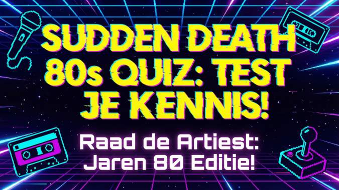 Banner for Wie zong deze liedjes in de jaren 80? Doe deze Sudden Death Quiz en test je kennis!