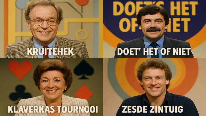 Banner for Weet jij wie deze programma’s van vroeger presenteerde
