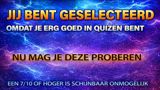 Banner for Slechts 10% van de mensen kan deze moeilijke algemene kennisquiz voltooien!