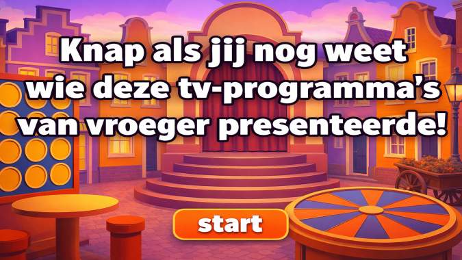 Banner for Durf jij te zeggen wie vroeger deze programma’s presenteerde?