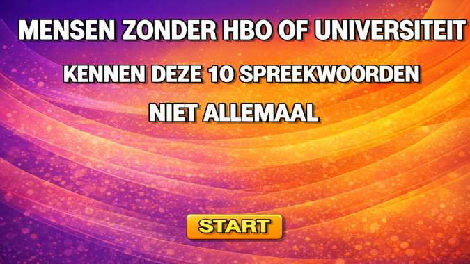 Banner for Slechts 1 op de 10 doorstaat deze oude Nederlandse spreekwoorden-test!