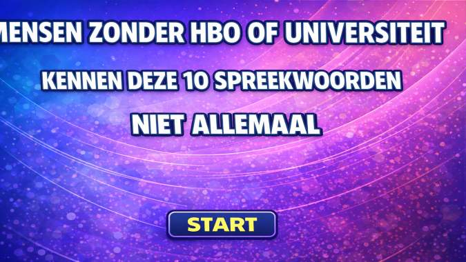 Banner for Test hoe Nederlands je écht bent met deze geniepige spreekwoorden