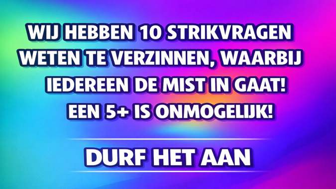 Banner for Algemene Kennis Quiz: Level Expert