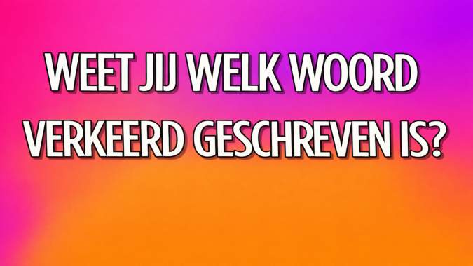 Banner for Ben jij goed in taal?