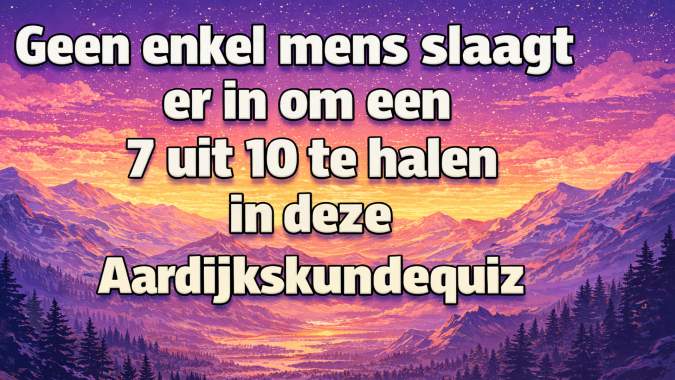 Banner for Hoe goed is jouw aardrijkskunde kennis? 